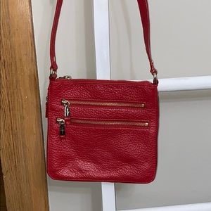 Cole Haan Red Leather Crossbody